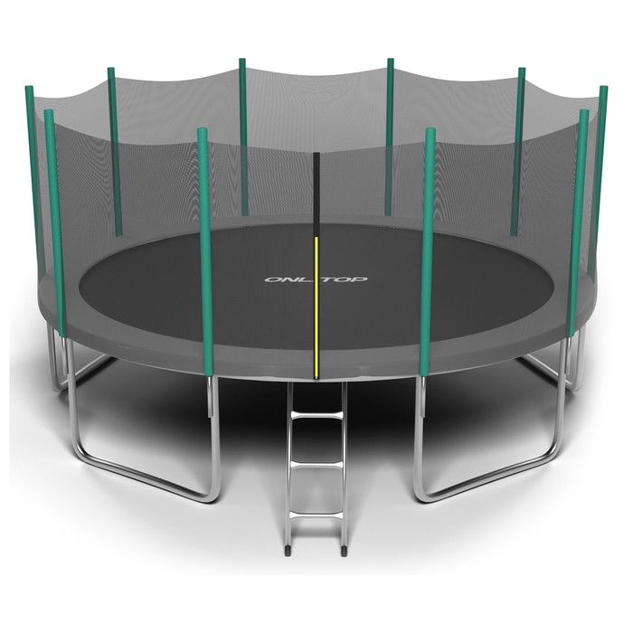 Элемент рамы батута. Батут Yarton. Батут Onlitop, d305 см, с лестницей, высота сетки 173/180 см, цвет зелёный. Батут start line. Батут 183 см.
