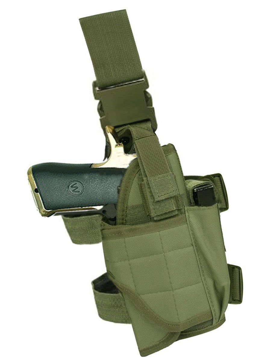 Универсальная кобура для пистолета. TMC Adjustable Gun Holster Belt clip. Drop Leg Holster, right handed Tactical thigh Pistol Gun Holster Leg harness.