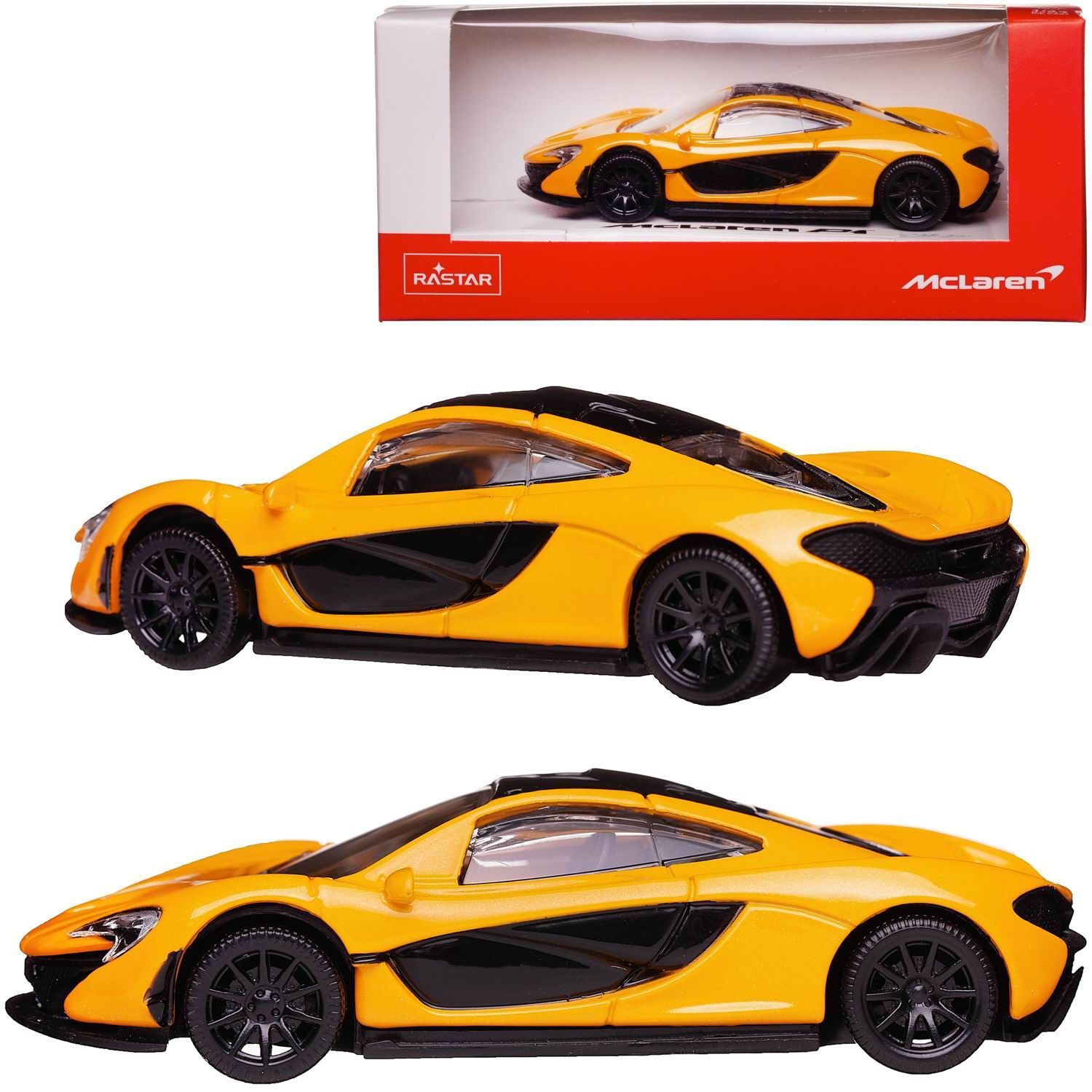 Машина металлическая 1:43 scale McLaren P1, цвет желтый - купить с  доставкой по выгодным ценам в интернет-магазине OZON (1029831658)