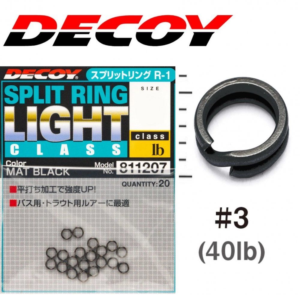 ЗаводноекольцоDecoySplitRing#3(20шт)/ОснасткаДекой