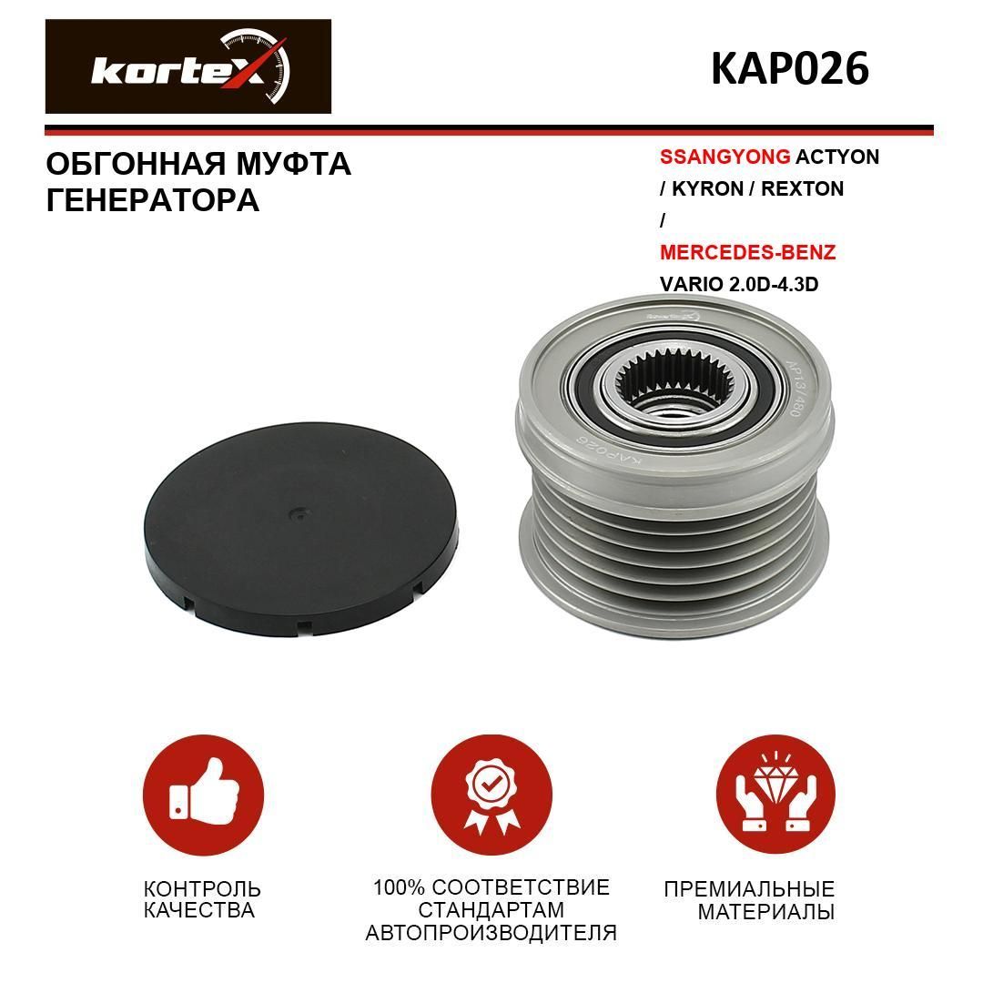 その他 AZDEN SGM100 Обгонная муфта генератора Kortex для SSANGYONG ACTYON, KYRON