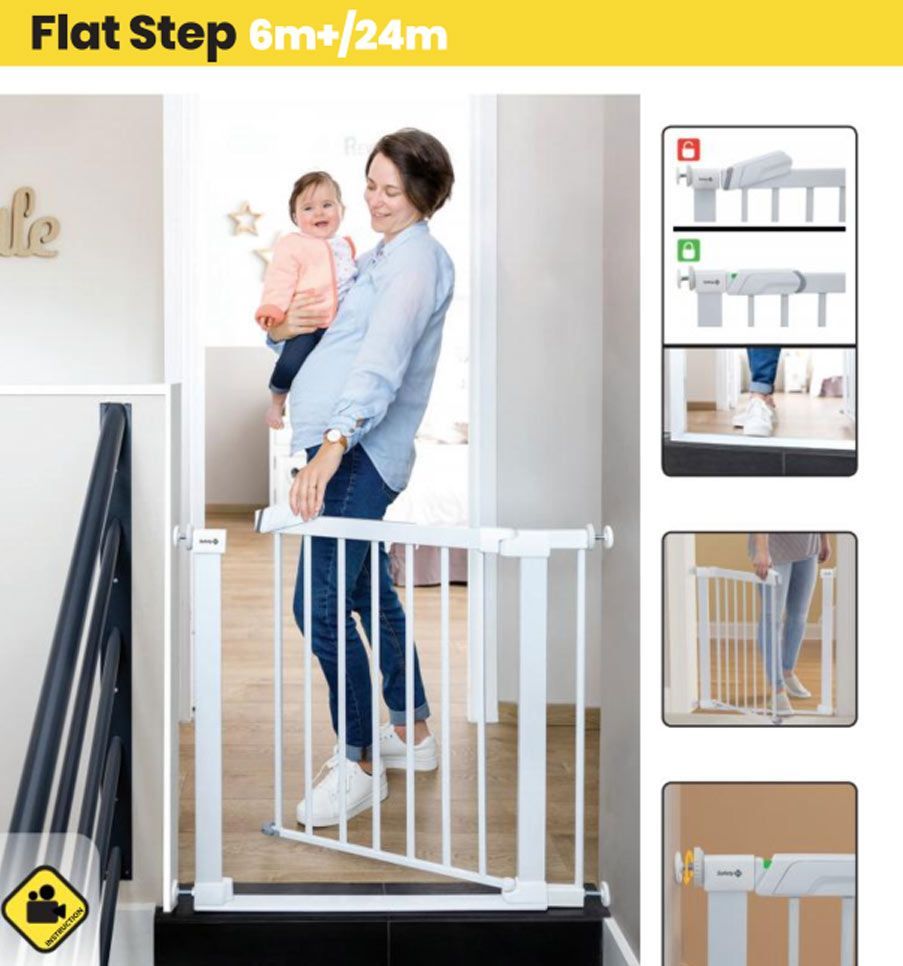 ВоротабезопасностиSafety1stFLATSTEPWHIT2443431000