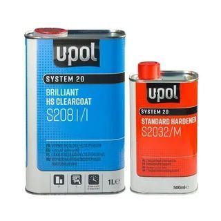 Акриловый лак U-POL HS Brilliant ClearCoat 2:1 S2081 1 л. + отв. S2032 500 мл.