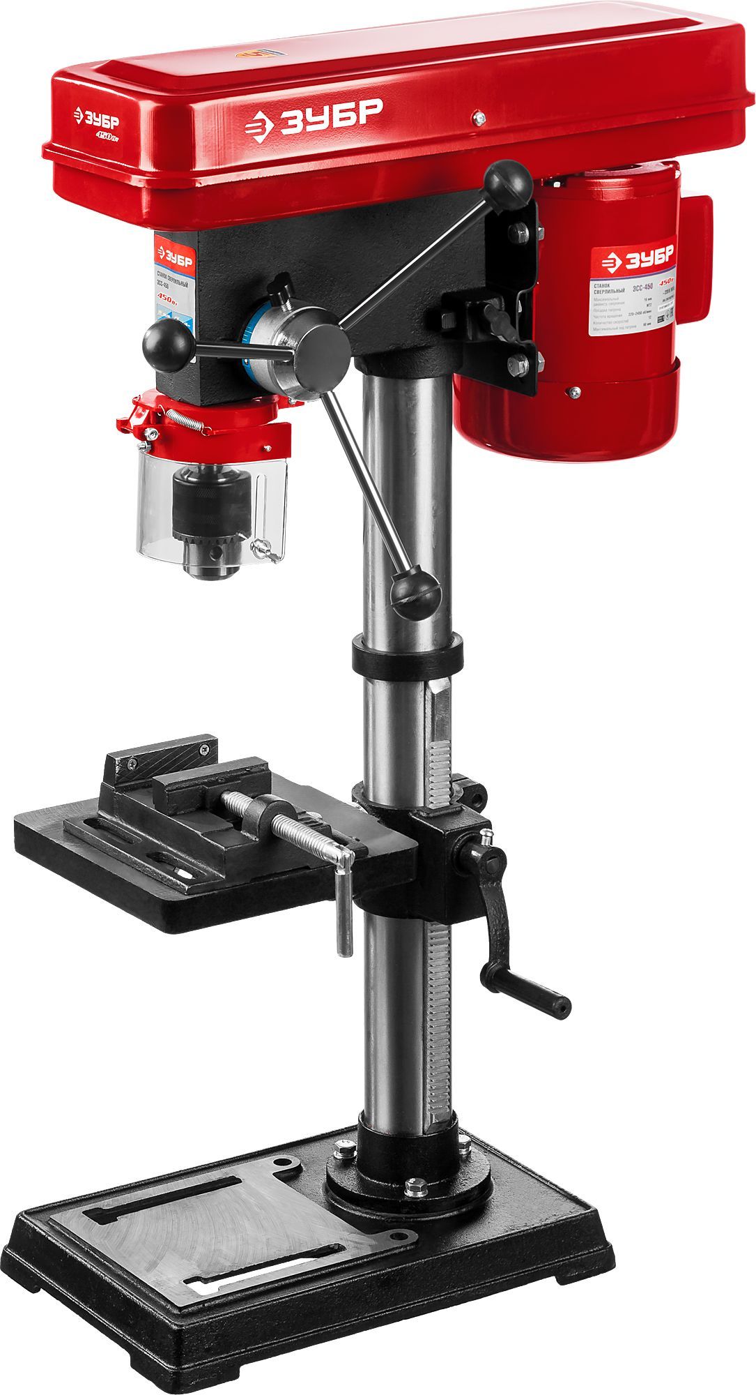 ЗУБР 450 Вт, 16 мм, вертикально - сверлильный станок