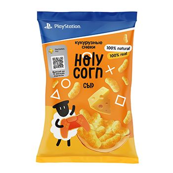 Кукурузные снеки Holy Corn Сыр 50 г, Россия - в заказе 1 шт.