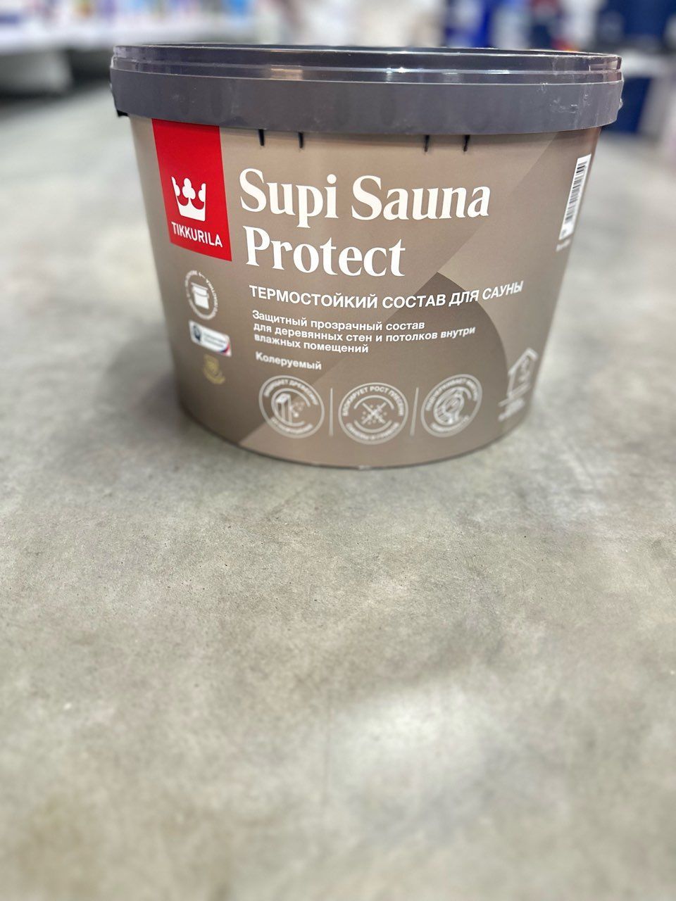 Сауна протект. Tikkurila Supi Sauna protect. Supi Sauna protect Tikkurila цвет TVT 3445.