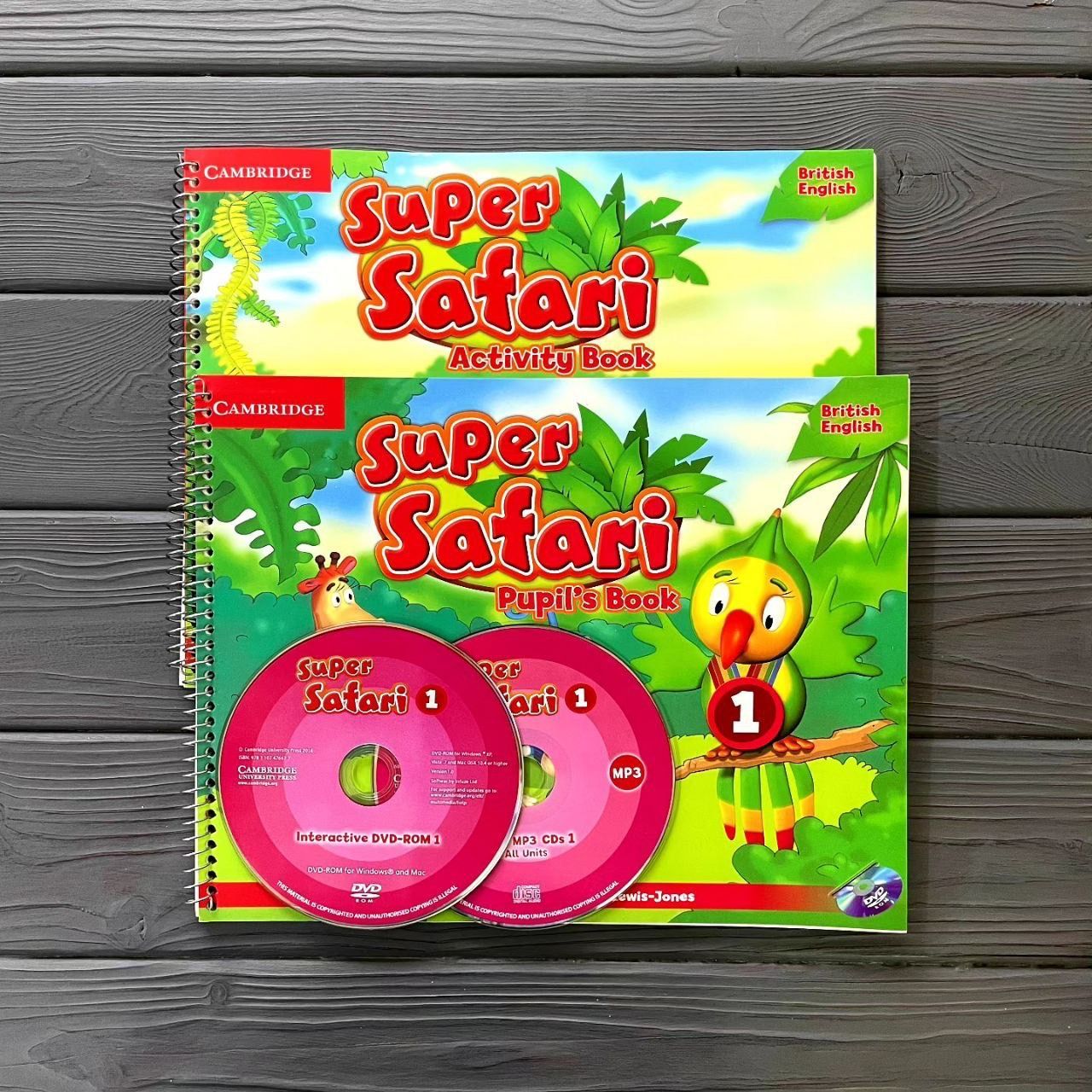 Комплект Super Safari Level 1: Pupil's Book; Activity Book (+ DVD-ROM)