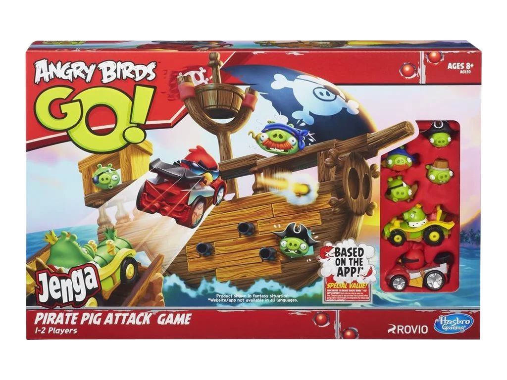 Статуэтка и аксессуары, Angry Birds GO Jenga Pirate Pig Attack