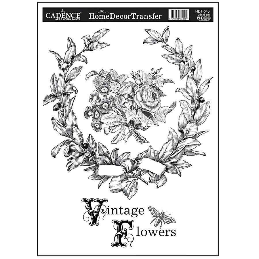 Трансфер универсальный Cadence Home Decor Transfer 25х35см. HDT-045