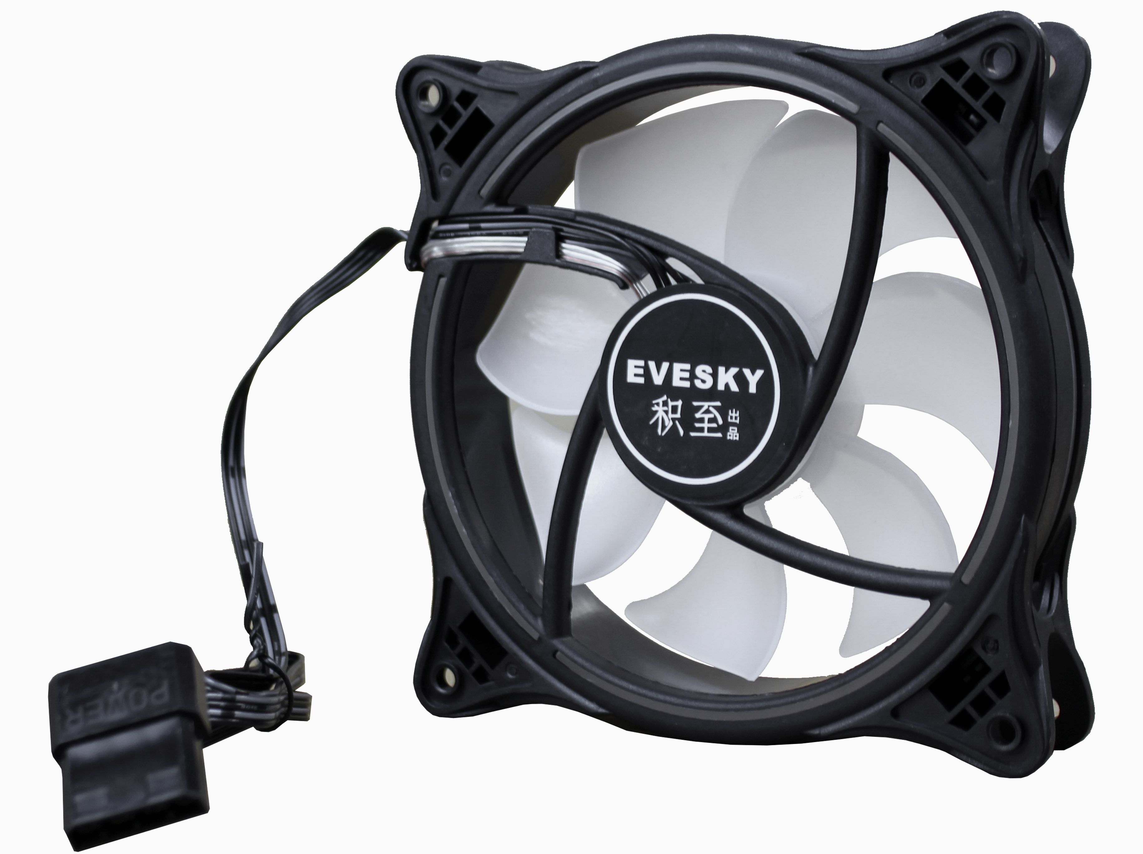 Вентилятор EVESKY RGB FAN 0,2А (4pin Molex) 120мм - купить кулер по  выгодной цене в интернет-магазине OZON (1029755309)