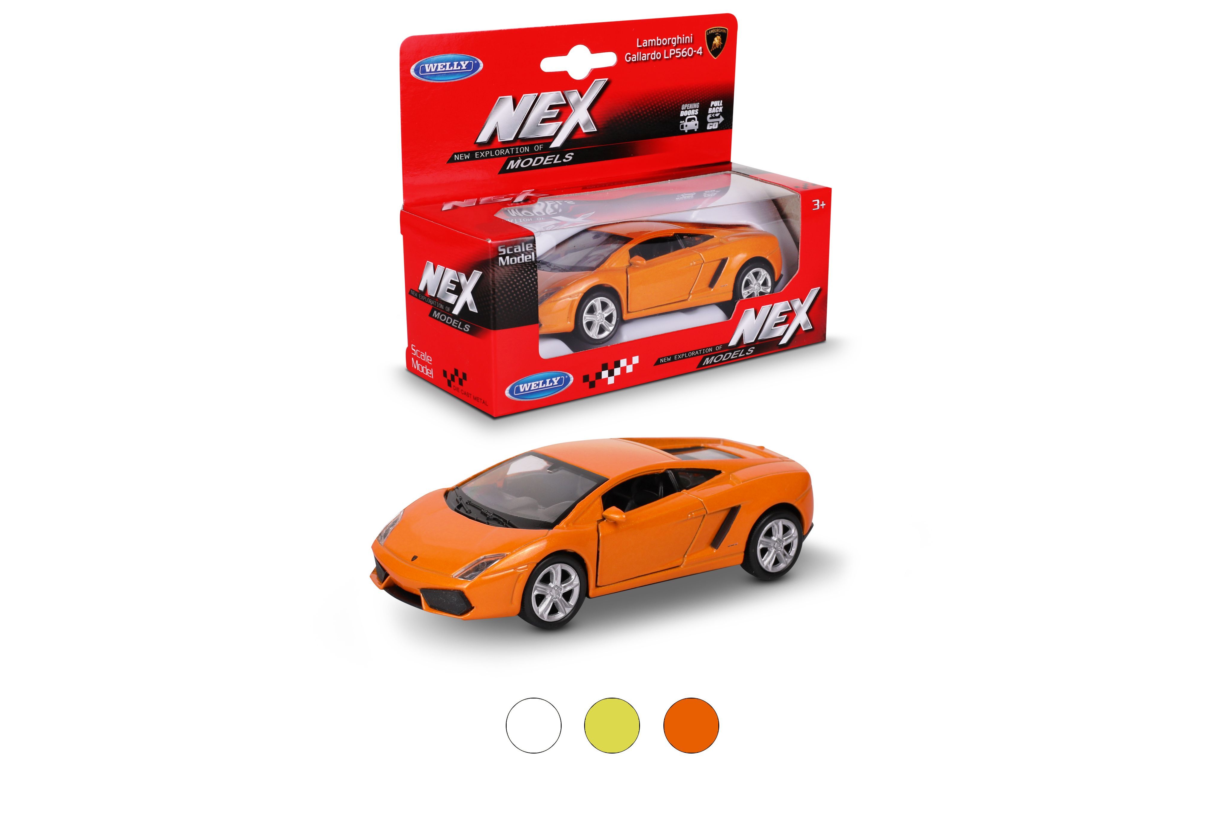 Машинка WELLY LAMBORGHINI GALLARDO LP560-4 / модель машины 1:38 с пружинным  механизмом - купить с доставкой по выгодным ценам в интернет-магазине OZON  (969179459)