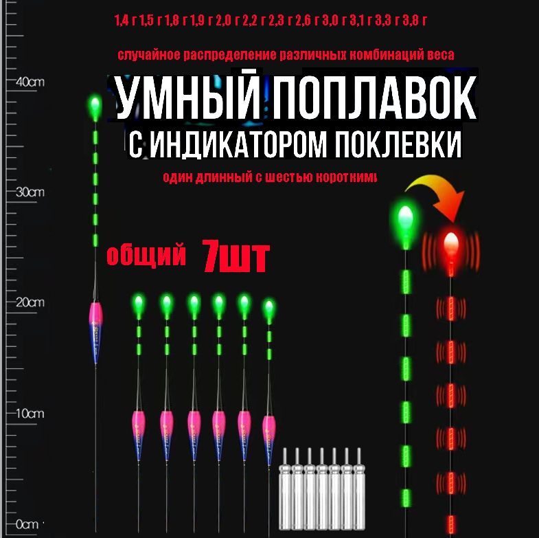 Поплавоксветящийсядляночнойрыбалкиумный