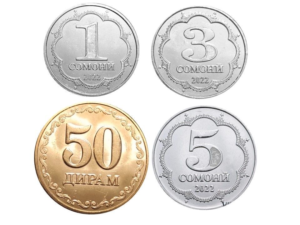 60 сомони в рублях. 50 Дирам. 1 Сомони монета. 5 Сомони монета. 3 Сомони монета.