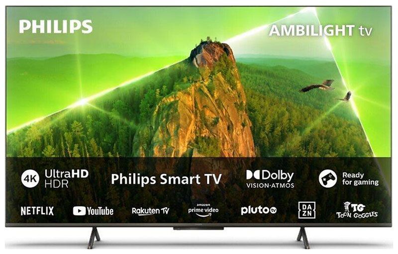 Philips Телевизор UHD 43PUS8108/60 43" 4K UHD, серый