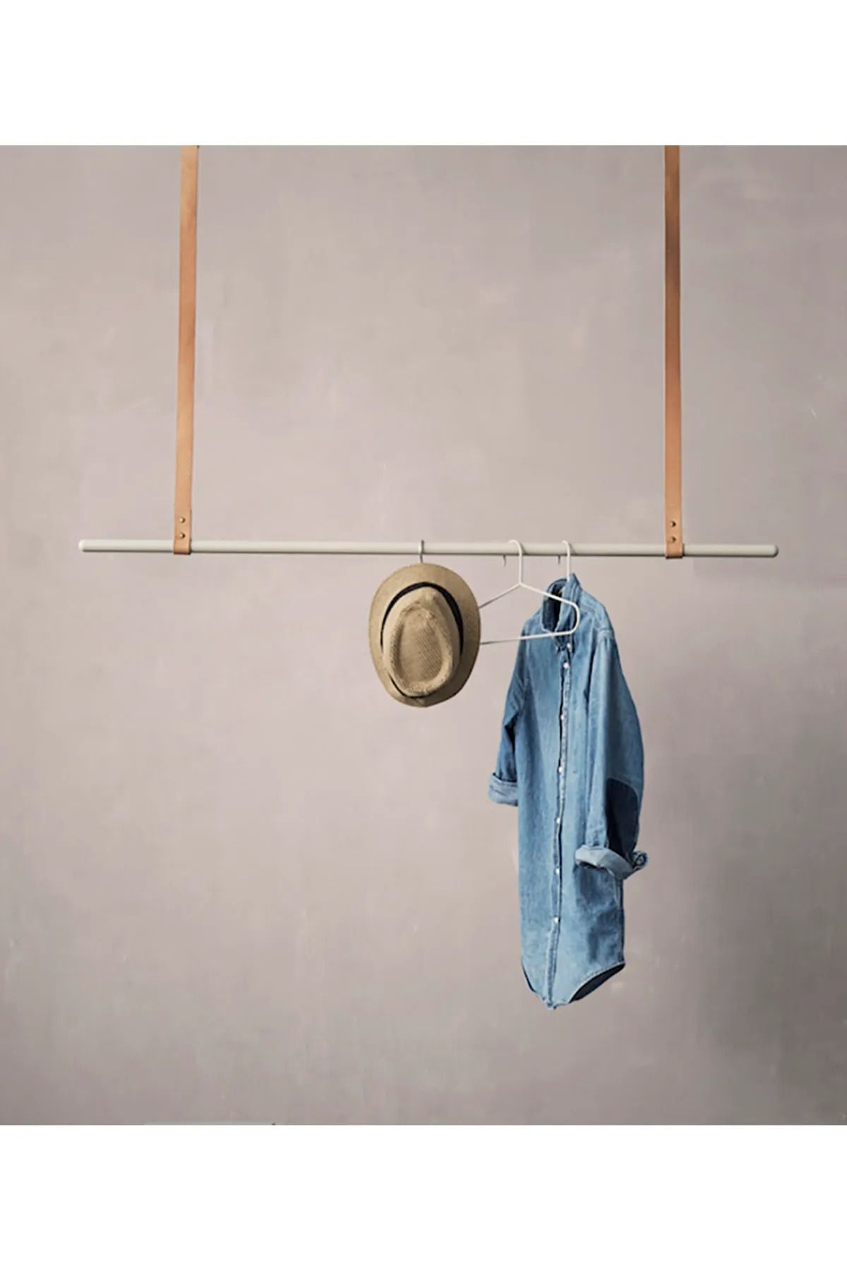 Подвесная вешалка для одежды на потолок