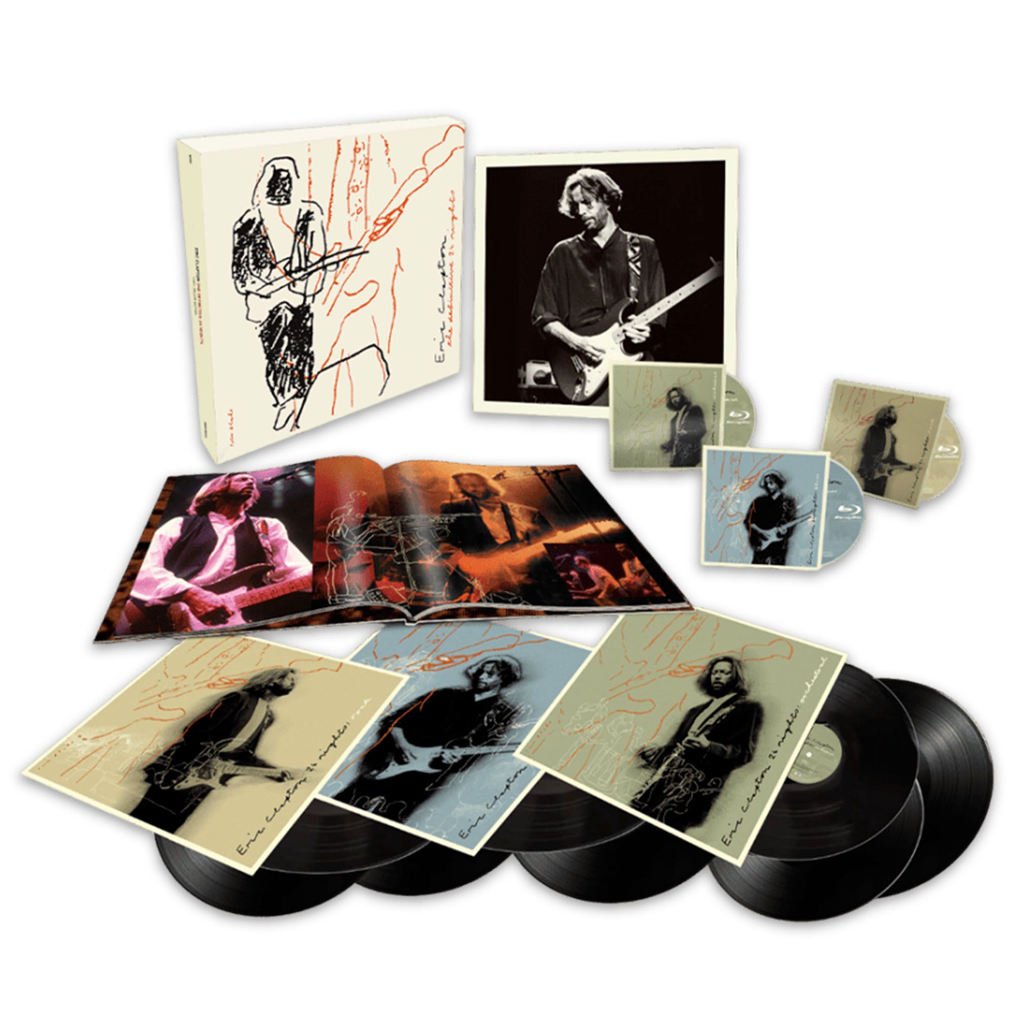 1 24 ночи. Eric Clapton: the Definitive 24 Nights. 0093624895183, Виниловая пластинка Clapton, Eric, the complete Reprise Studio albums Vol.1 (Box). Vinyl Box Set 50-е. Led Zeppelin 1979 2015 super Deluxe Box Set.