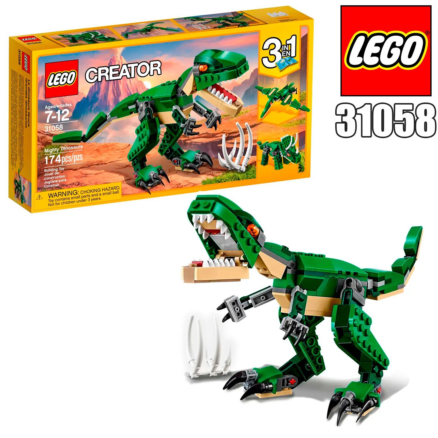 LEGO CREATOR 3 1 31058 OZON 1132082758