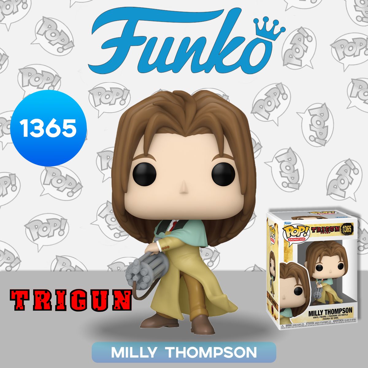 Фигурка Funko POP! Animation Trigun Milly Thompson (1365) 68036 / Фигурка  Фанко ПОП! по мотивам аниме 