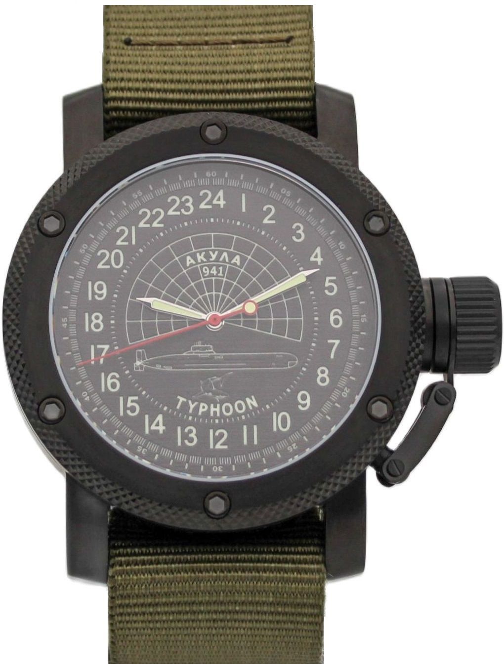 Часы941/Акула(Typhoon)механическиесавтоподзаводом(Восток2431)101.1145.21
