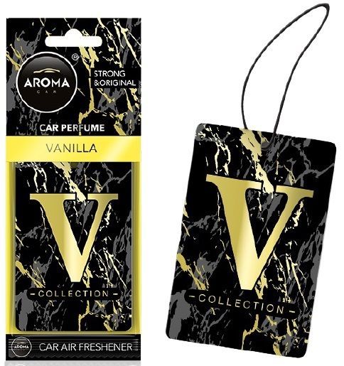 Ароматизаторвоздуха"AROMACAR"V-CollectionVANILLA,5г,подвесной,Польша.