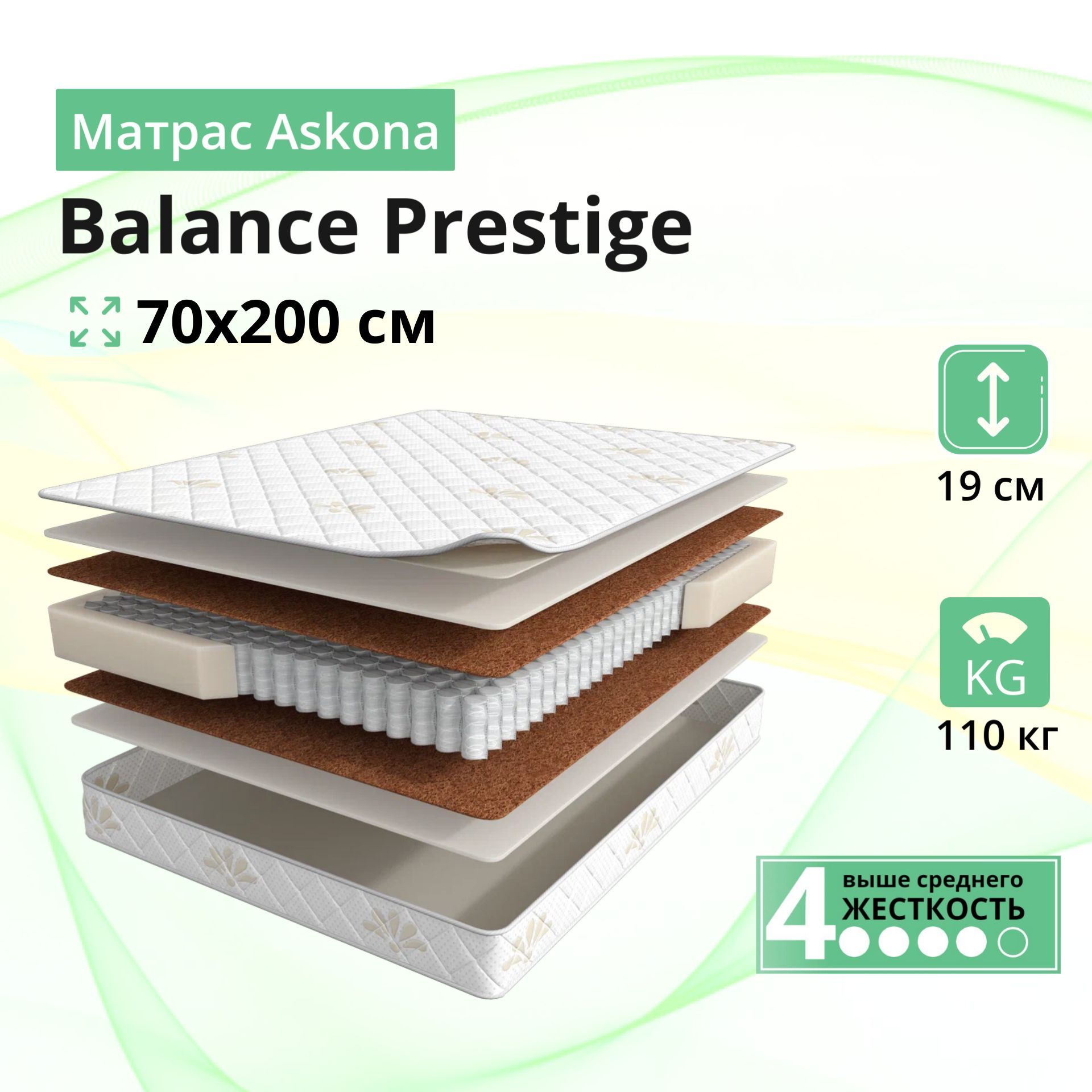 Матрас аскона balance prestige