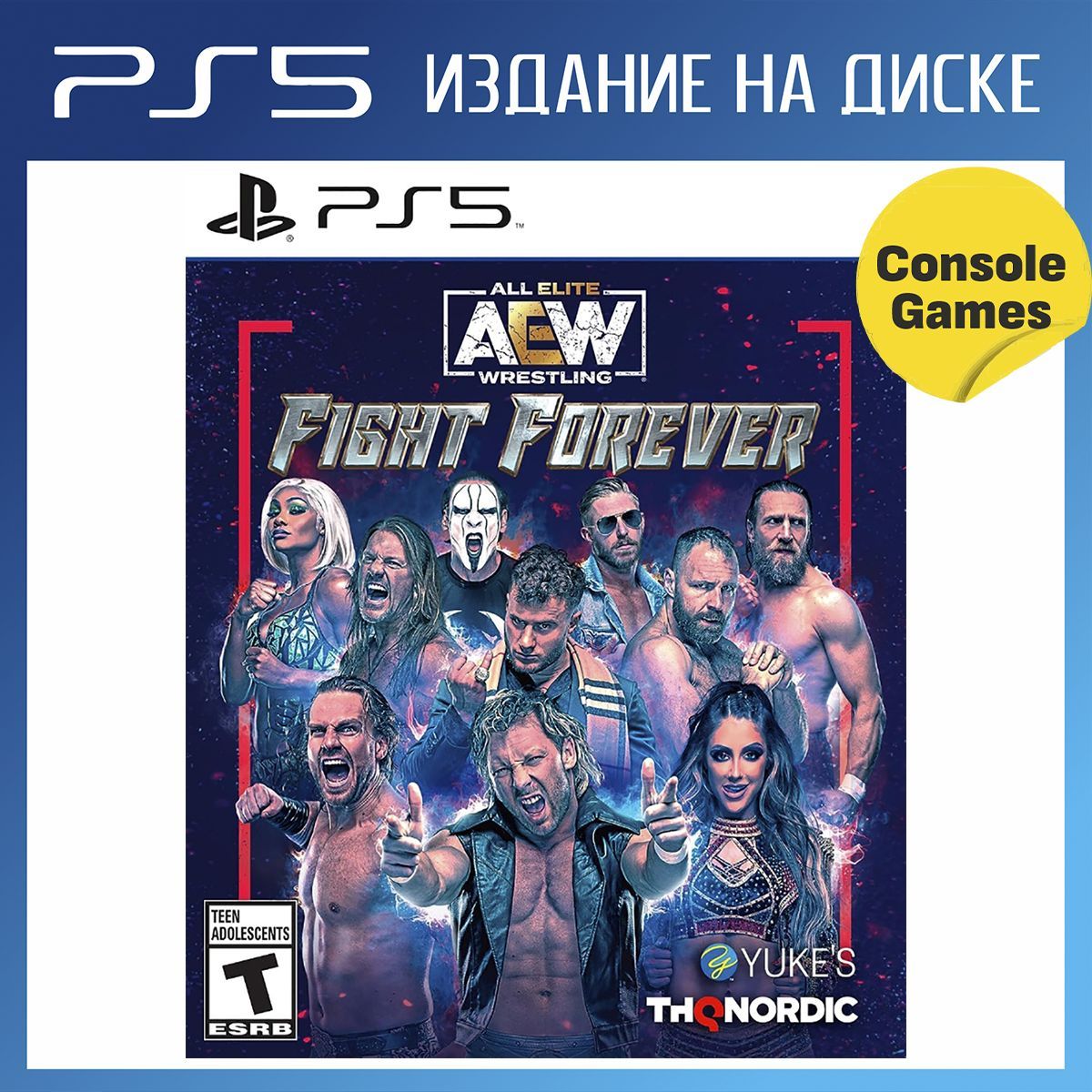 Игра PS5 AEW: Fight Forever (английская версия) (PlayStation 5, Английская версия)