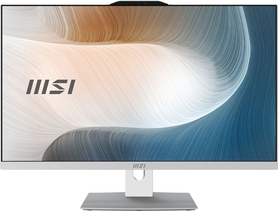 MSI 27" Моноблок Modern AM272P 12M-483RU (9S6-AF8212-483) (Intel Core i5-1235U, RAM 16 ГБ, SSD 512 ГБ, Без видеокарты, Без ОС), 9S6-AF8212-483, белый