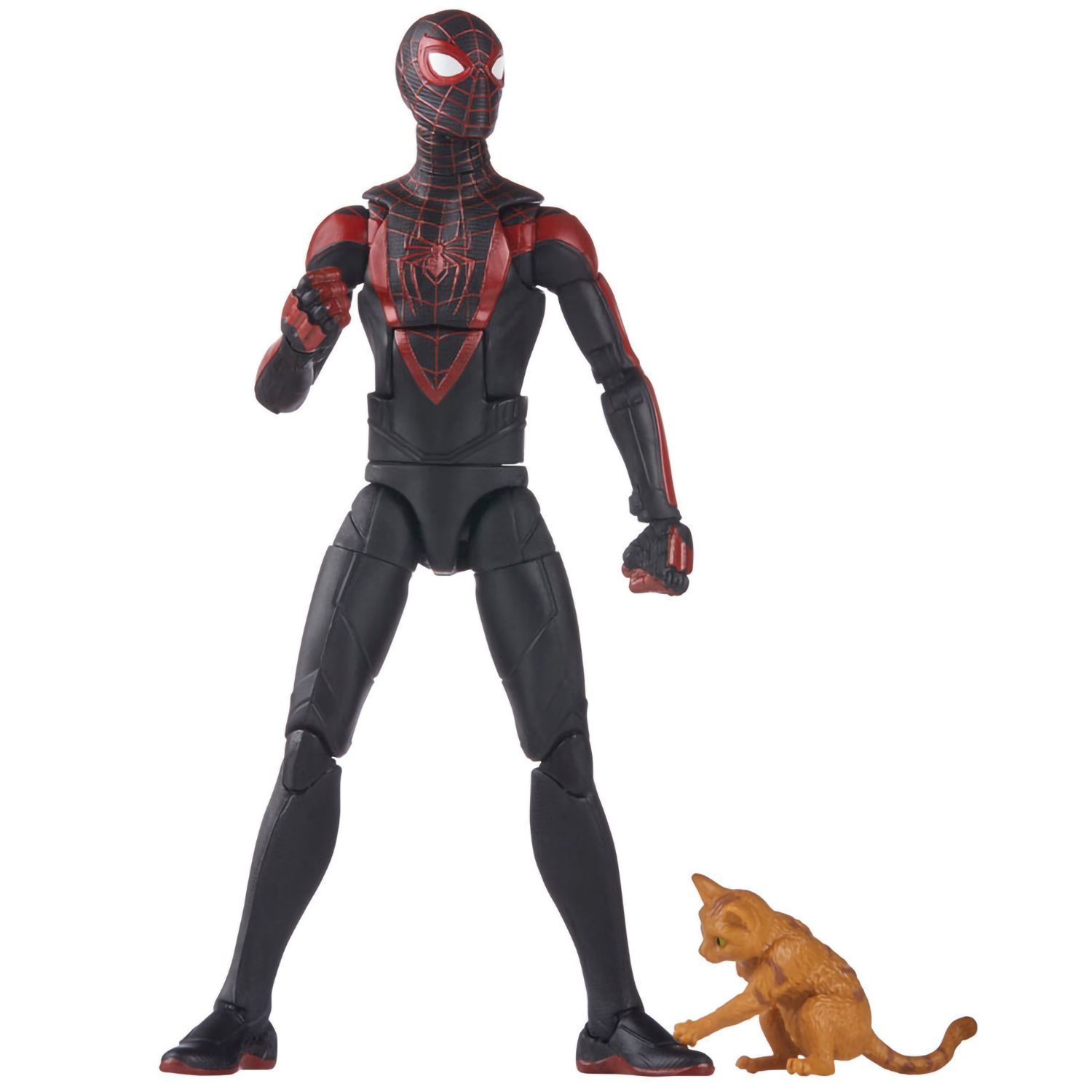 Фигурка Marvel Legends Spider-Man 2 Miles Morales С Котом 18 см F7056 -  купить с доставкой по выгодным ценам в интернет-магазине OZON (1190952654)