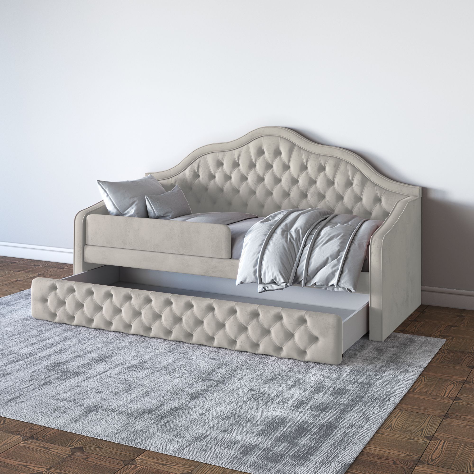 кровать devyn tufted daybed