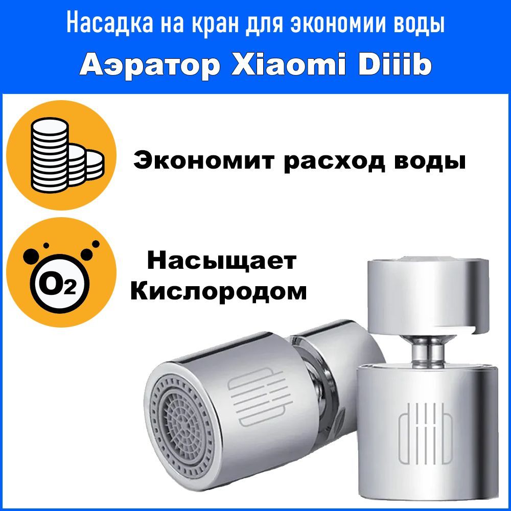Diiib dual function. Насадка на кран Сяоми.