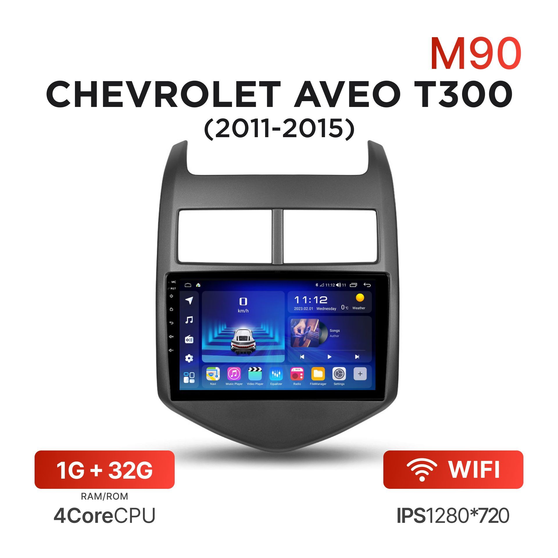 Магнитола Mekede M90 1/32 Гб Android для Chevrolet Aveo T300 (2011-2015) /  Автомагнитола Андроид Шевроле Авео Т300Штатное место - купить в  интернет-магазине OZON с доставкой по России (1222377056)