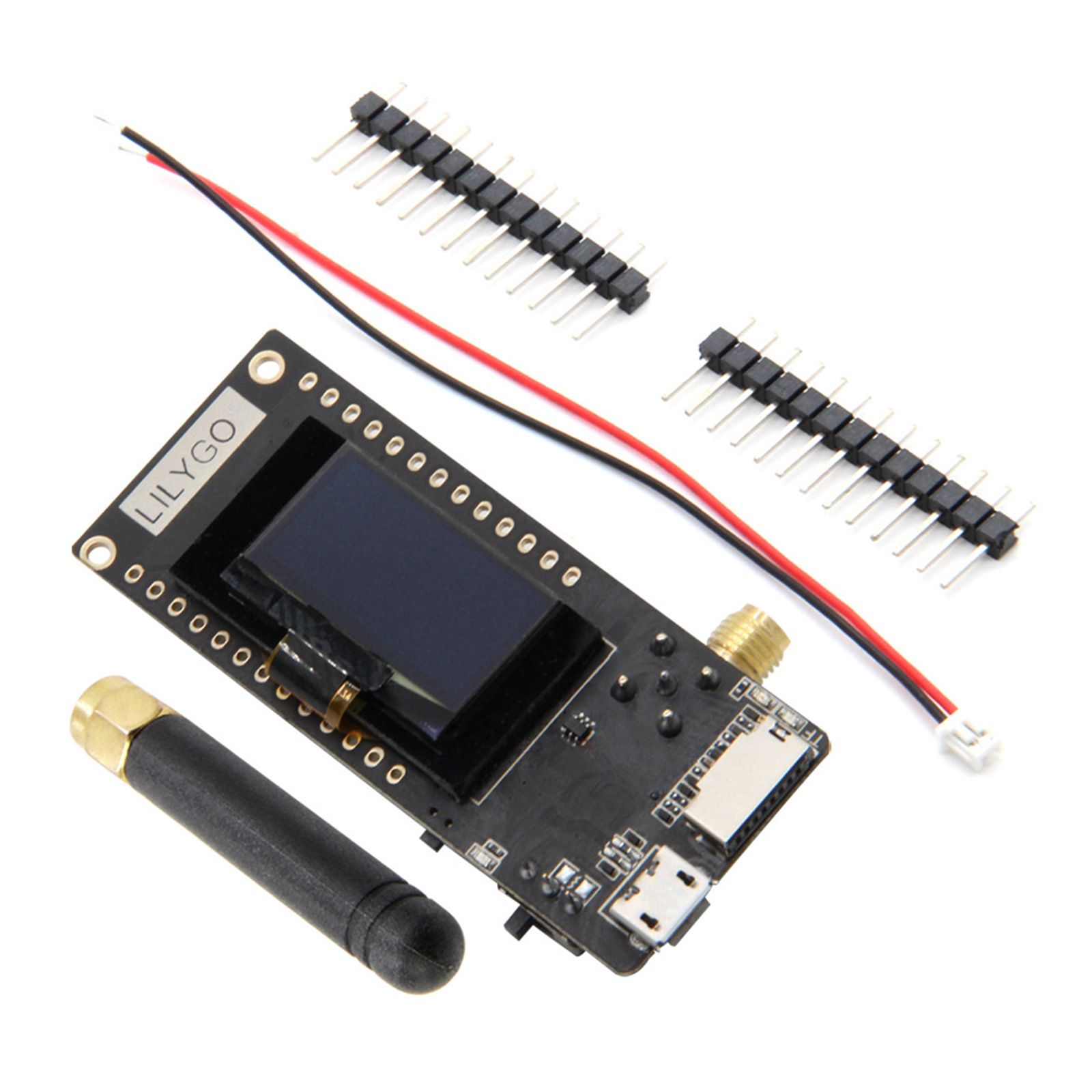 ESP32OLED0,96"SD-картаWiFiБеспроводнойBluetooth-модульCH9102FSMAIP5306