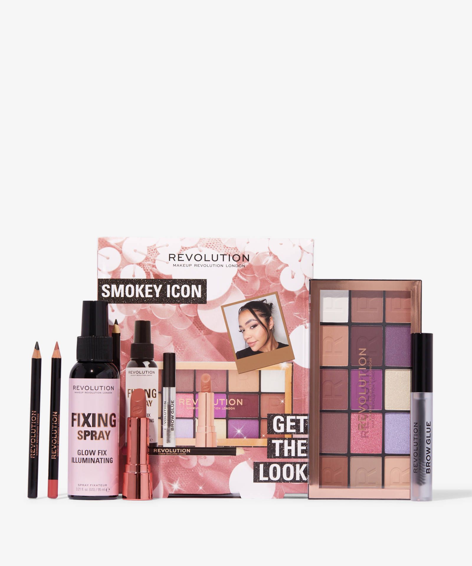 Подарочный набор косметики Makeup Revolution Get The Look Gift Set Smokey  Icon