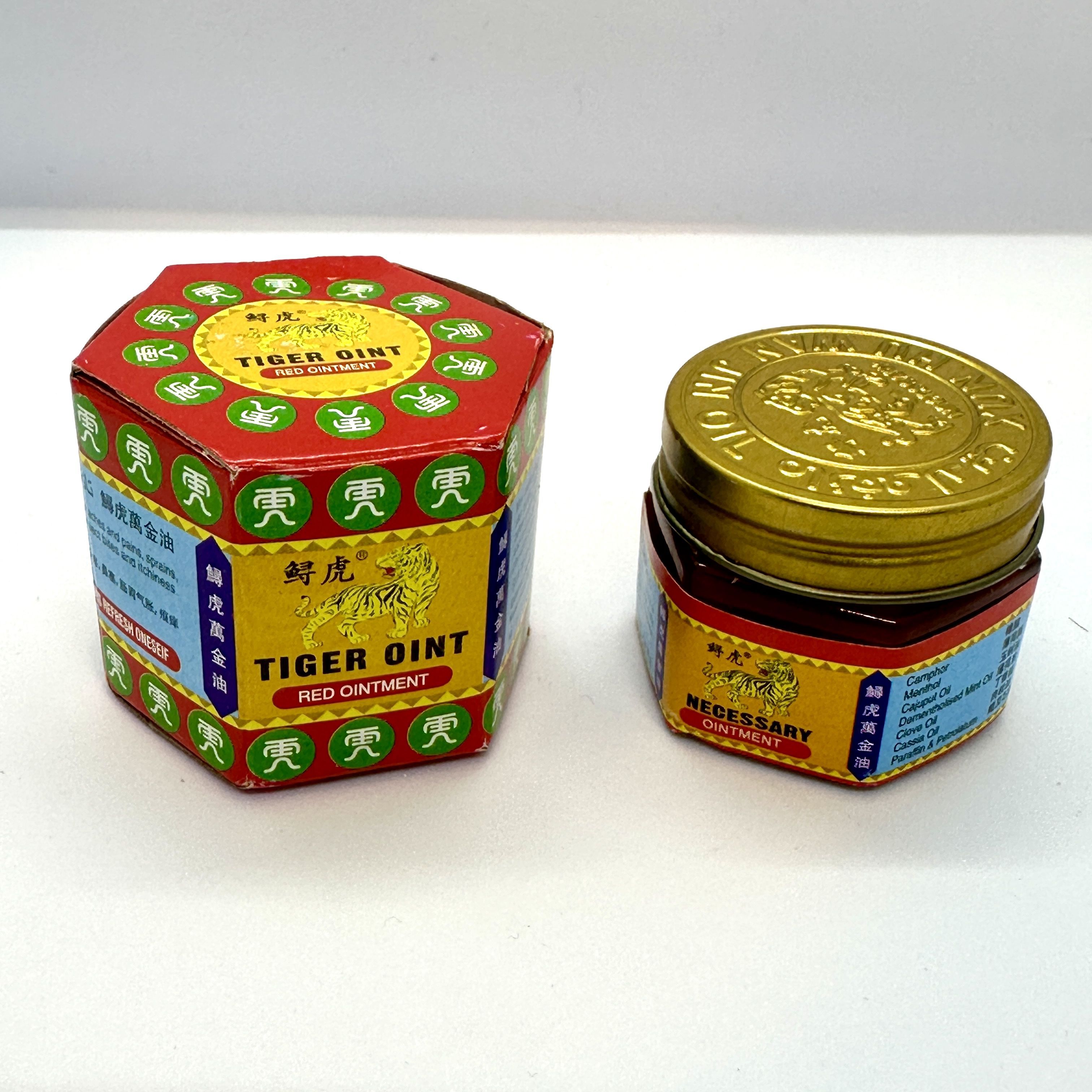 Tiger balm Бальзам от боли суставов, разогревающий КРАСНЫЙ / Тигровый бальзам / 19.4 гр 1 шт