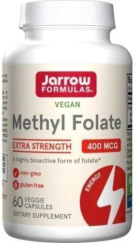 MethylFolate,Метилфолат,Джарроу,400мкг,60капсул