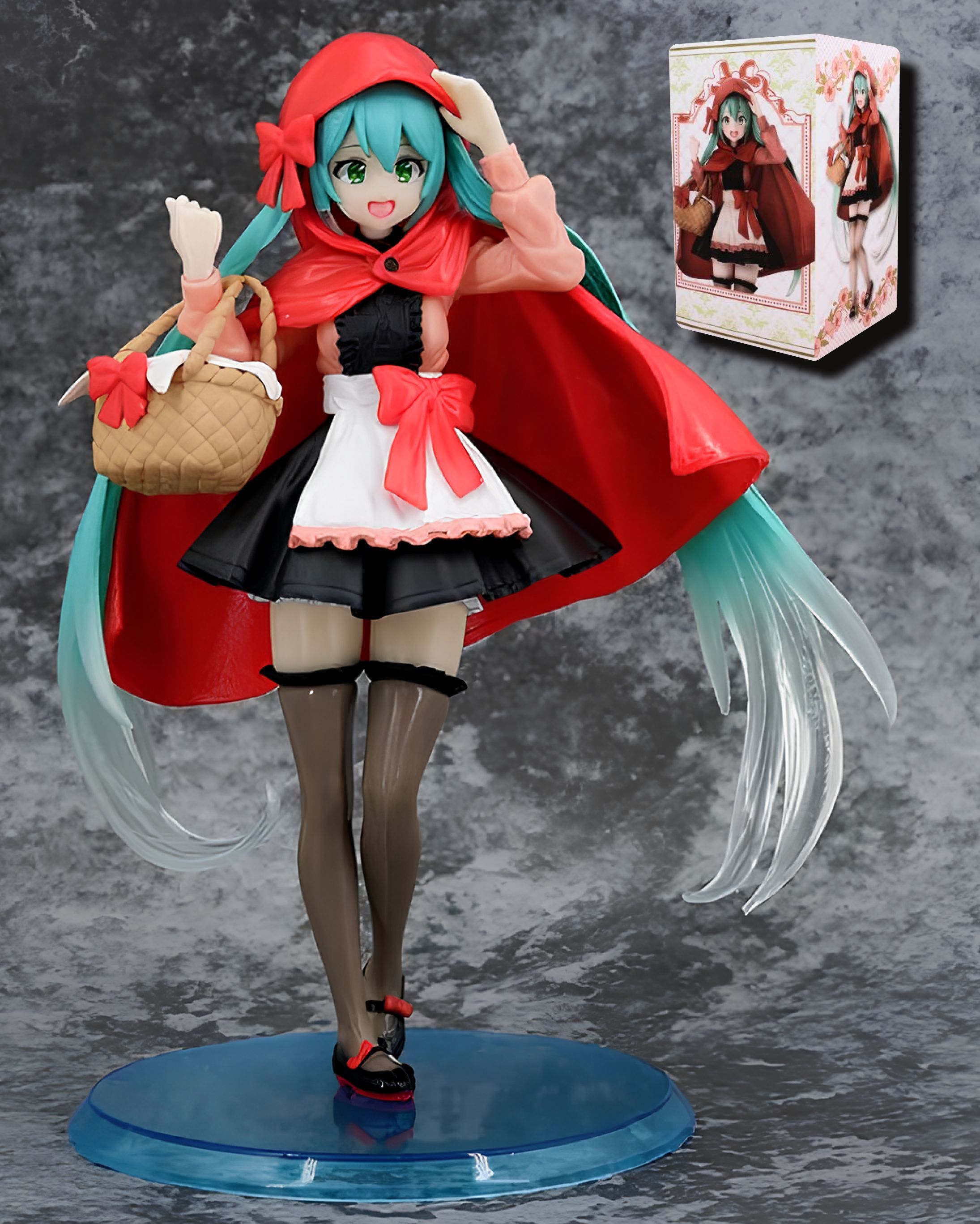 Фигурка Мику Хацунэ Красная шапочка / Miku Hatsune Little Red Riding Hood  (18см) - купить с доставкой по выгодным ценам в интернет-магазине OZON  (668748711)