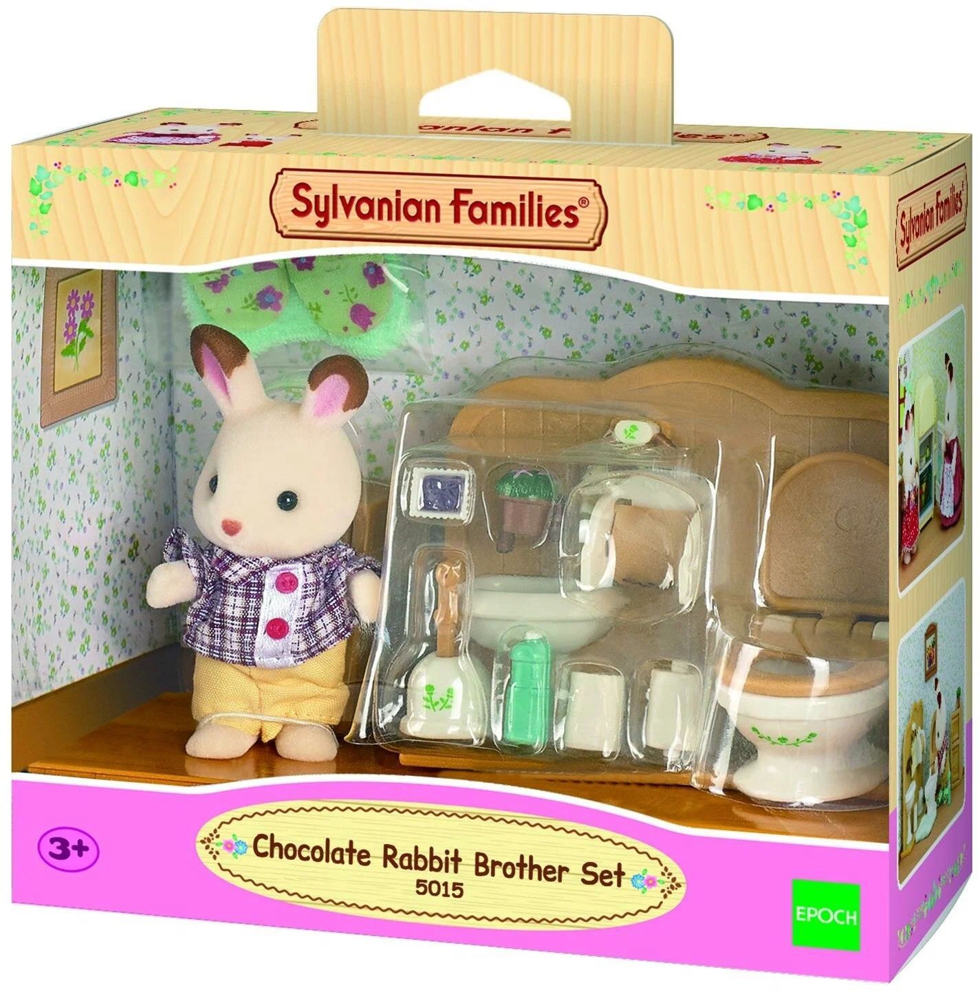 Игровой набор Sylvanian Families Братик и туалетная комната 5015 - купить с  доставкой по выгодным ценам в интернет-магазине OZON (1293972715)