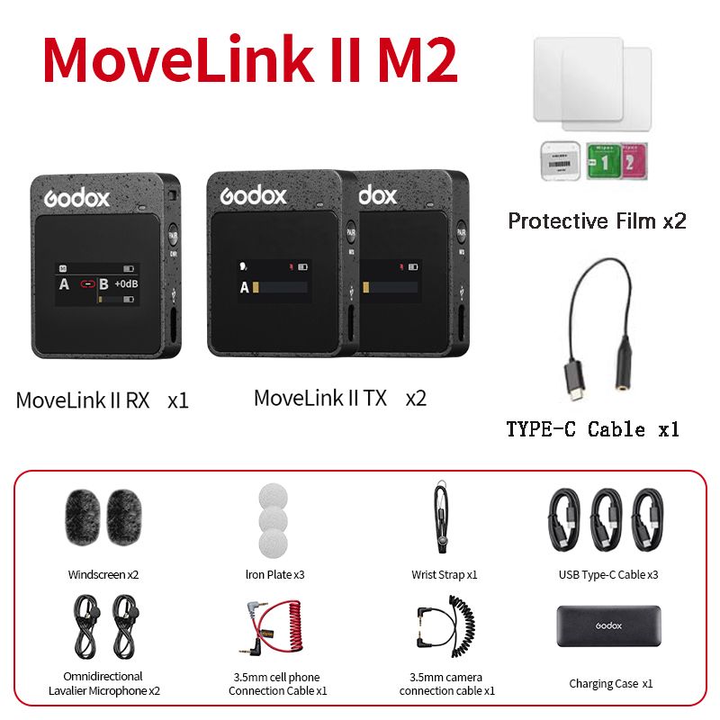 Godox movelink ii. Godox movelink ii m1. godox movelink m2. movelink ii m2.