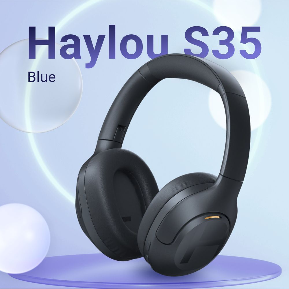 Haylou s35 anc приложение. Наушники накладные Xiaomi Haylou s35 ANC. Haylou с активным шумоподавлением s35 ANC Dark Blue. Haylou s35 ANC Размеры.