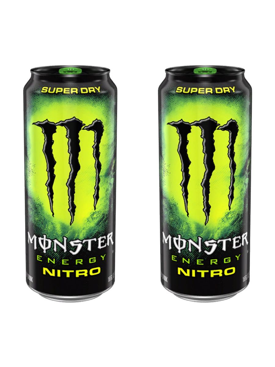 Напиток энергетический Monster Nitro Нитро 500мл х 2шт - купить с доставкой  по выгодным ценам в интернет-магазине OZON (1256407064)