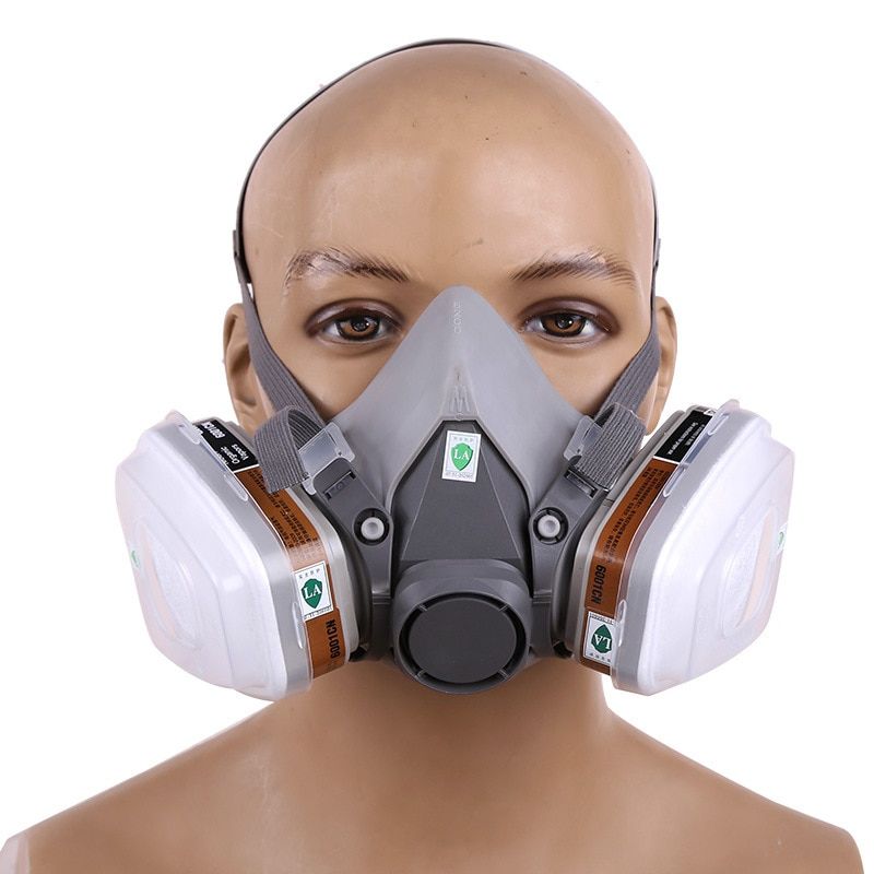 Дыхательная маска. Half face Respirator 3m 6200. Респиратор 6051 (06911). Полулицевой респиратор. Маска противогаза ом-90 с микро-противопылевыми фильтрами.
