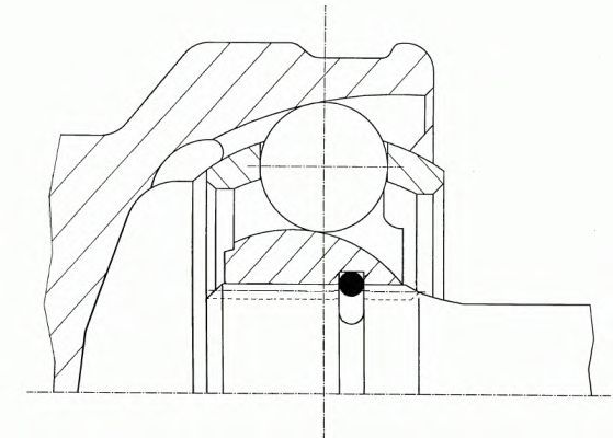 Gkn/loebro/spidan Ремкомплект ШРУСа, арт. 303906, 1 шт.