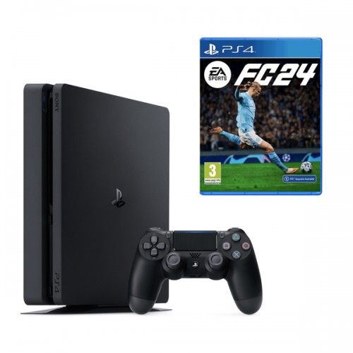 Игровая приставка Sony PlayStation 4 Slim 1000 ГБ + игра FC 24 (PS4)