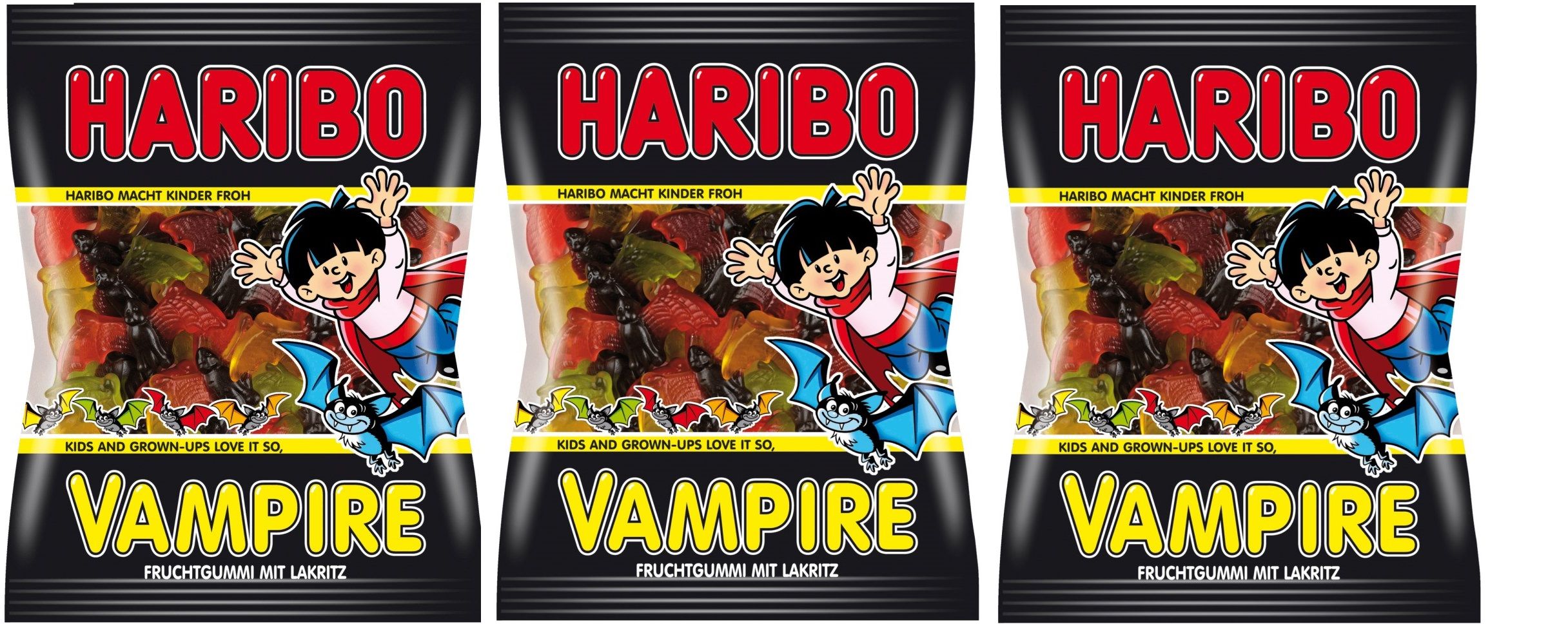 Мармелад <b>Haribo</b> жевательный вампир,3шт. х 175г представляет собой угощение