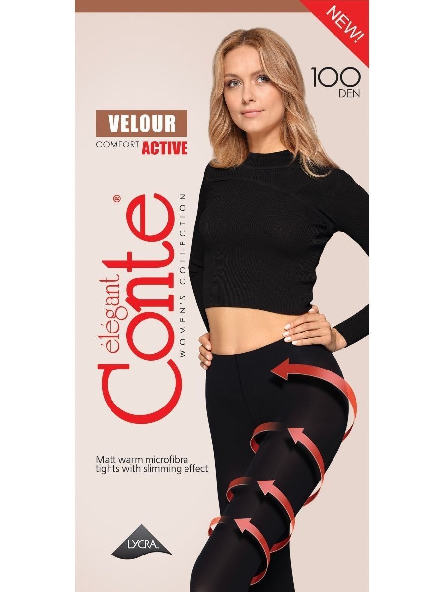 Колготки Conte Velour Active 100