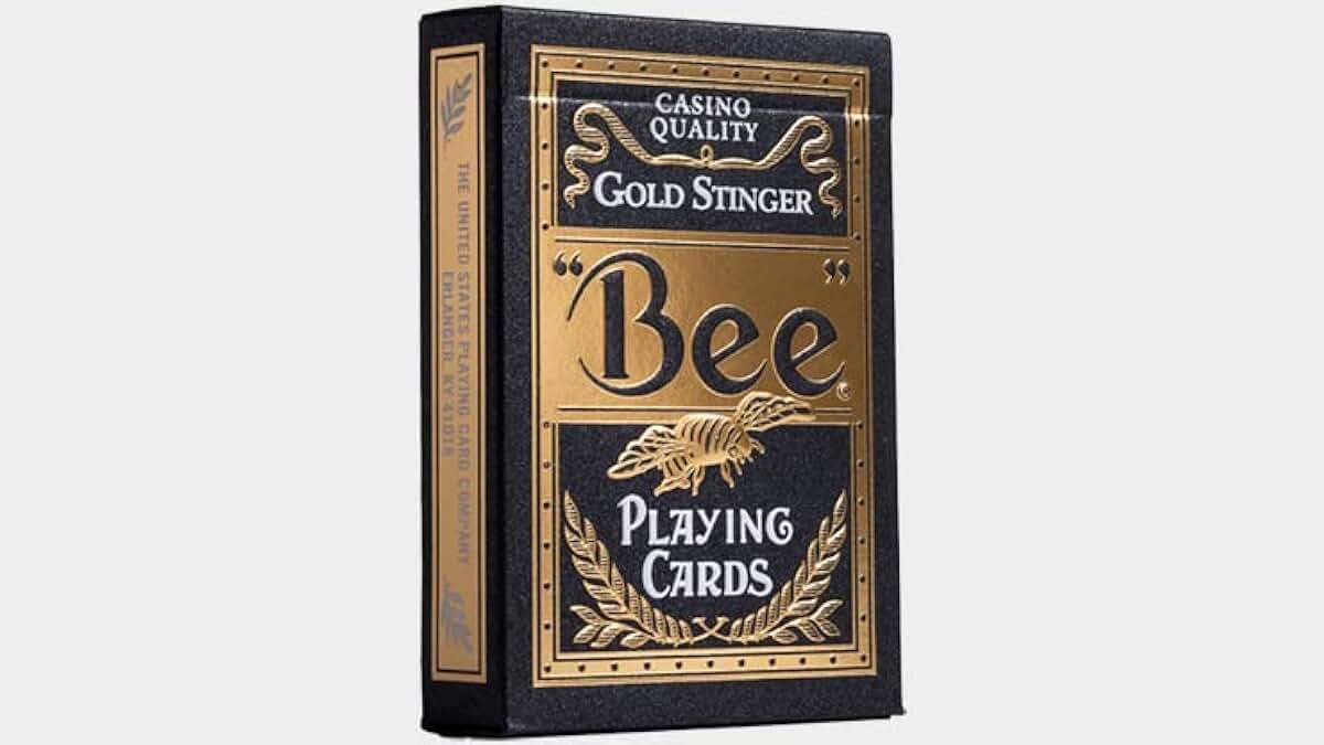 ИгральныекартыGoldStinger"Bee"пластиковые