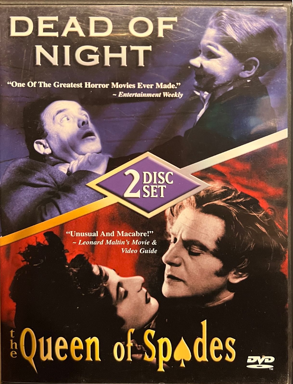 Глубокой ночью, Dead of Night, 1945 Пиковая дама, The Queen of Spades, 1949  - 2xDVD9, американские диски на английском языке, русского НЕТ! - купить с  доставкой по выгодным ценам в интернет-магазине OZON (1300643874)