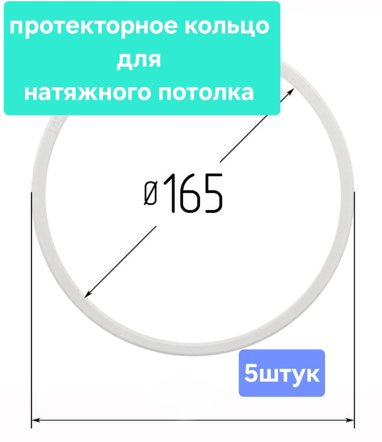 Протекторное термокольцо для натяжного потолка