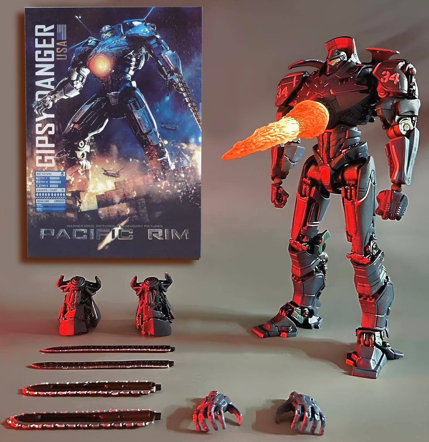 Фигурка Тихоокеанский рубеж Бродяга / Pacific Rim Gipsy Danger с подсветкой  (20см) - купить с доставкой по выгодным ценам в интернет-магазине OZON  (1196475188)