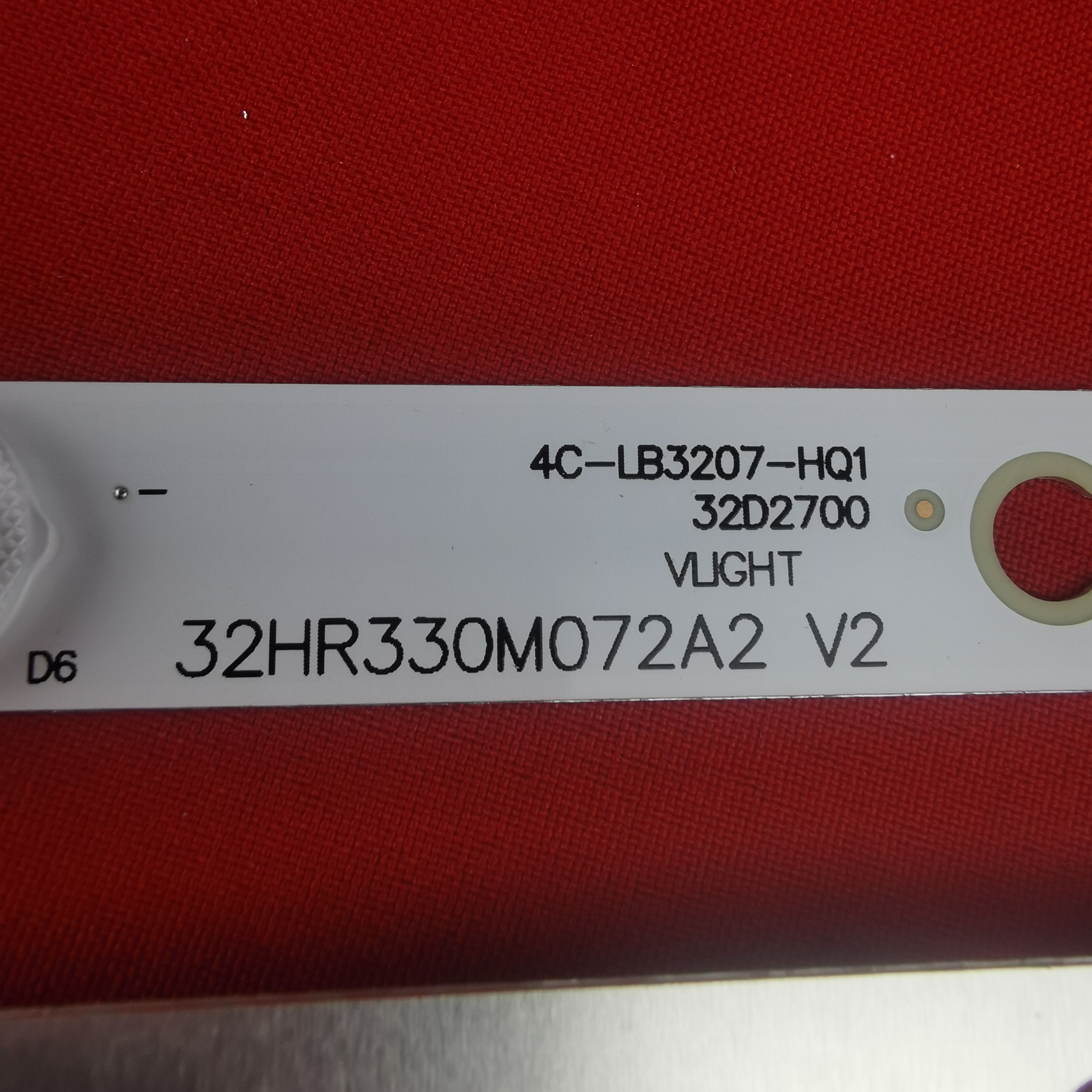 Подсветка для ERISSON 32LET41T2, FUSION FLTV-32T21, FLTV-32C12, TELEFUNKEN TF-LED32S19, TCL 32D2700, DEXP H32B7300C, ERISSON 32LET42T2; TOT-32D2700-2X7-3030-7S1P